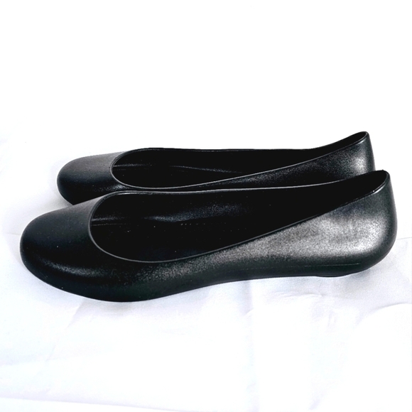 NWOB Okabashi Georgia Black Comfy Round Toe Ballet Women's Flats Size 6 - Picture 3 of 6